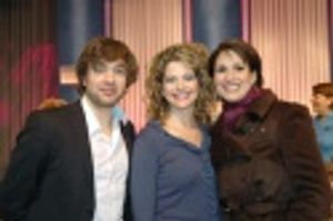 Hadley Fraser, Laura Savini and Stephanie J. Block Photo