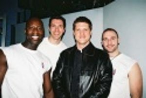 Sean Baptiste, Roger Rosen, Christopher Sieber and Jeff Lewis Photo