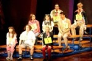 The Cast of 'The 25th Annual Putnam County Spelling Bee' with Brian Stokes Mitchell a Photo