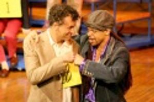 Brian Stokes Mitchell, a good speller, finally gets bumped off - with Derrick Baskin Photo