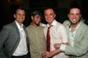 Chris Isaacson, Wilson Jermaine Heredia, Shane Scheel and Trapper Felides Photo