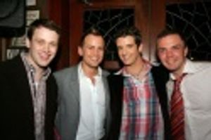 Michael Arden, Chris Isaacson, Michael Urie, Shane Scheel Photo