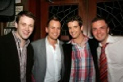 Michael Arden, Chris Isaacson, Michael Urie, Shane Scheel Photo