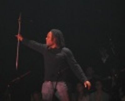 Billy singing Glory Photo