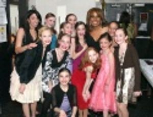 Jennifer Holliday with Westchester Academy of Dance troupe Photo