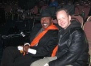 Arriving partway through rehearsals - THE Leading Player - Ben Vereen with Producer J Photo
