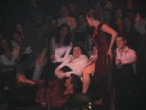 Julia Murney - Not a regular housewife/mother, no matter
what she says! Photo