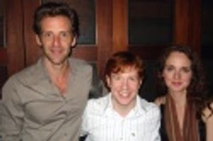 Malcolm Gets, Ken Kleiber and Melissa Errico Photo