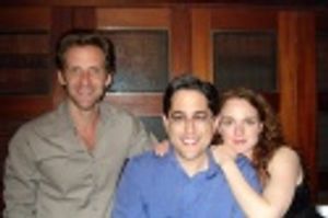 Malcolm Gets, Brian Feinstein and Melissa Errico Photo