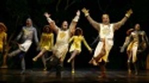 John O'Hurley, Justin Brill and the Las Vegas cast of "Spamalot" Photo