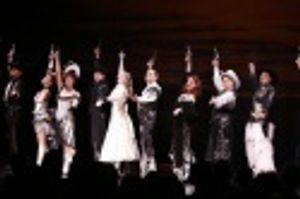 Company members, including Jason Danieley, Karen Ziemba, Jill Paice, David Hyde Pierc Photo