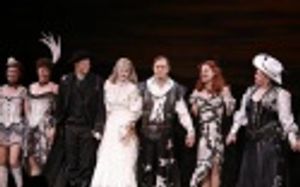 Cast members, including Karen Ziemba, Jill Paice, David Hyde Pierce, Patty Goble and  Photo