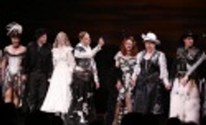 Cast members, including Karen Ziemba, Jill Paice, David Hyde Pierce, Patty Goble and  Photo