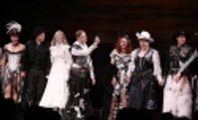 Cast members, including Karen Ziemba, Jill Paice, David Hyde Pierce, Patty Goble and  Photo