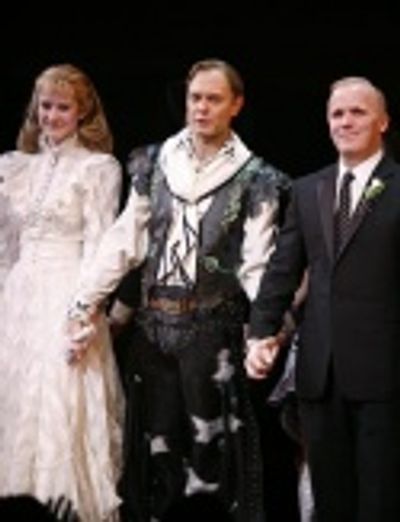 Jill Paice, David Hyde Pierce and Scott Ellis Photo