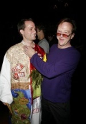 David Eggers and Edward Hibbert Photo