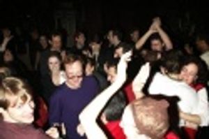 Edward Hibbert, Karen Ziemba and the cast Photo