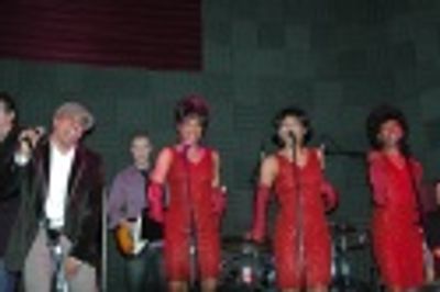 Chester Gregory and Judine Somerville, Nicole Powell and LaTrisa A. Coleman sing "Fak Photo