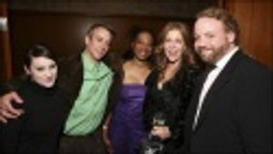 Emma Hunton, Bronson Pinchot, Stephanie Berry, Rita Wilson, and Ray Porter Photo