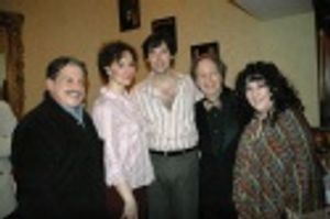 Journalist Ellis Nassour (for series label Bayview Records), Barbara Walsh, Hugh Pana Photo