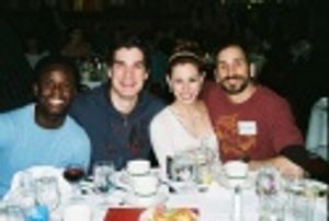 James T. Lane (A Chorus Line), Paul Schaefer, Heather Parcells (A Chorus Line) and Mi Photo