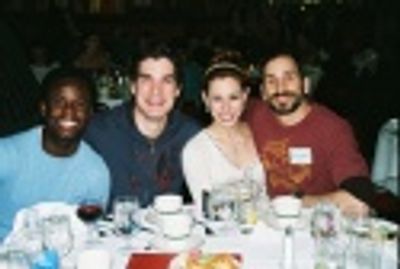 James T. Lane (A Chorus Line), Paul Schaefer, Heather Parcells (A Chorus Line) and Mi Photo