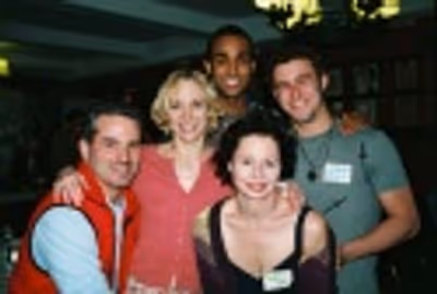 Jerome Vivona (Curtains), Charlotte D'Amboise, Mary Ann Lamb, Joe Arron Reid (Curtain Photo