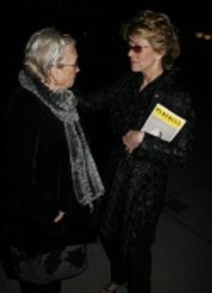Costume Designer Ann Roth and Jane Fonda Photo