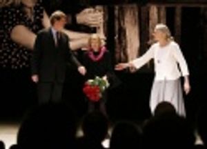 David Hare, Joan Didion and Vanessa Redgrave Photo