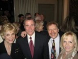 Margot W. Astrachan, Chairman, St. George's Society Arts Initiative; Jim Dale, Broadw Photo