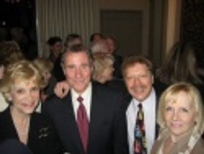 Margot W. Astrachan, Chairman, St. George's Society Arts Initiative; Jim Dale, Broadw Photo
