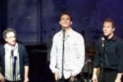 "Eddie Walker," sung by (left to right) Chip Zien, Bob Stillman and Stephen Bogardus Photo