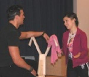 Cheyenne Jackson and Jenn Gambatese Photo