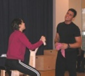 Cheyenne Jackson and Jenn Gambatese Photo