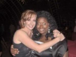 Rita Harvey and Tiffany White (youth performer Covenant House) Photo