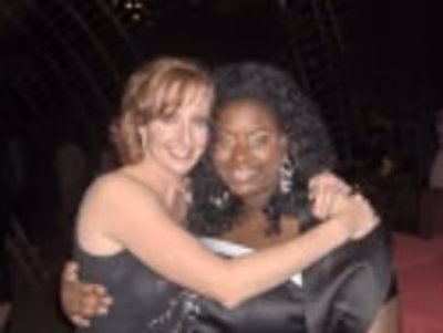Rita Harvey and Tiffany White (youth performer Covenant House) Photo