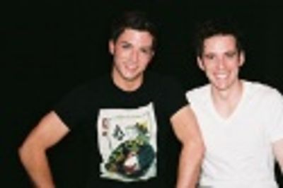 Chad McCallon (Hugh/Greek Chorus) and Jimmi Kilduff (Aidan/Matthew Shepard)  Photo