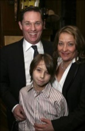 Richard Thomas with son Montana and wife Georgiana Photo