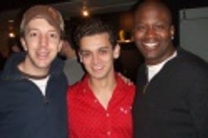 Brian Golub (Naked Boys Singing), Michael Longoria (Jersey Boys) and Titus Burgess (J Photo