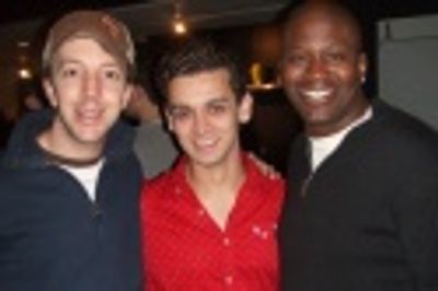 Brian Golub (Naked Boys Singing), Michael Longoria (Jersey Boys) and Titus Burgess (J Photo