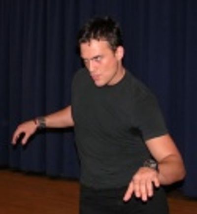 Trying out one of "The King's" moves
 Photo