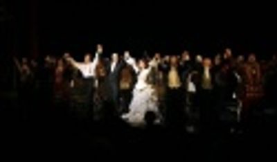 Michael Shawn Lewis, Howard McGillin, Jennifer Hope Wills and cast Photo