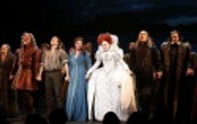 Jeff McCarthy, Hadley Fraser, Stephanie J. Block, Linda Balgord, Marcus Chait and Wil Photo