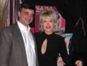 Gennifer Flowers, and Lawrence Leritz - producer and choreographer of BOOBS!  Photo