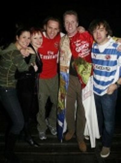 Stephanie J. Block, Linda Balgord, Marcus Chait, Brian O'Brien and Hadley Fraser Photo