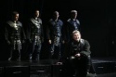 Christopher Scheeren as Quintus, Danny Binstock as Mutius, Chris Genebach as Lucius,  Photo