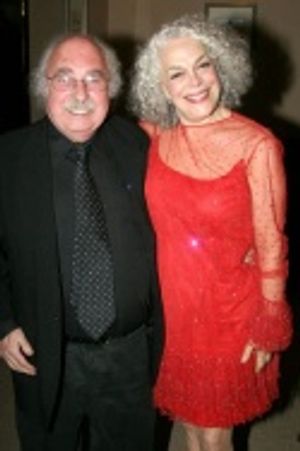 Singer/composer Ray Jessel and hostess Marilyn Sokol Photo