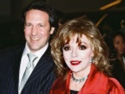 Percy Gibson and Joan Collins Photo