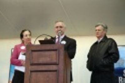 Diane Claussen, Mark S. Hoebee and Ken Thorne Photo