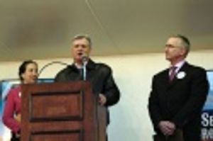 Diane Claussen, Ken Thorne and Mark S. Hoebee Photo